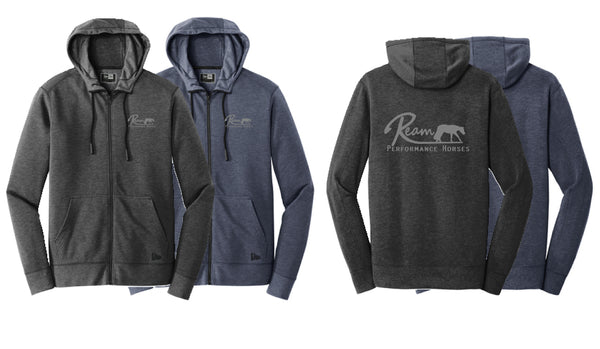 Ream Performance Horses Adult Zip-up Fleece Hoodie